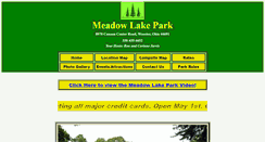 Desktop Screenshot of meadowlakepark.com